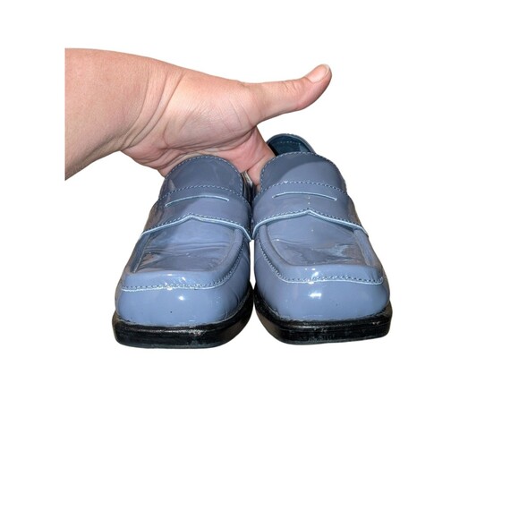 Jeffrey Campbell Glossy Blue Loafers - Picture 5 of 9